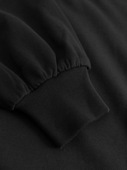 Sweatshirt Schwarz mit goldenem Blitz