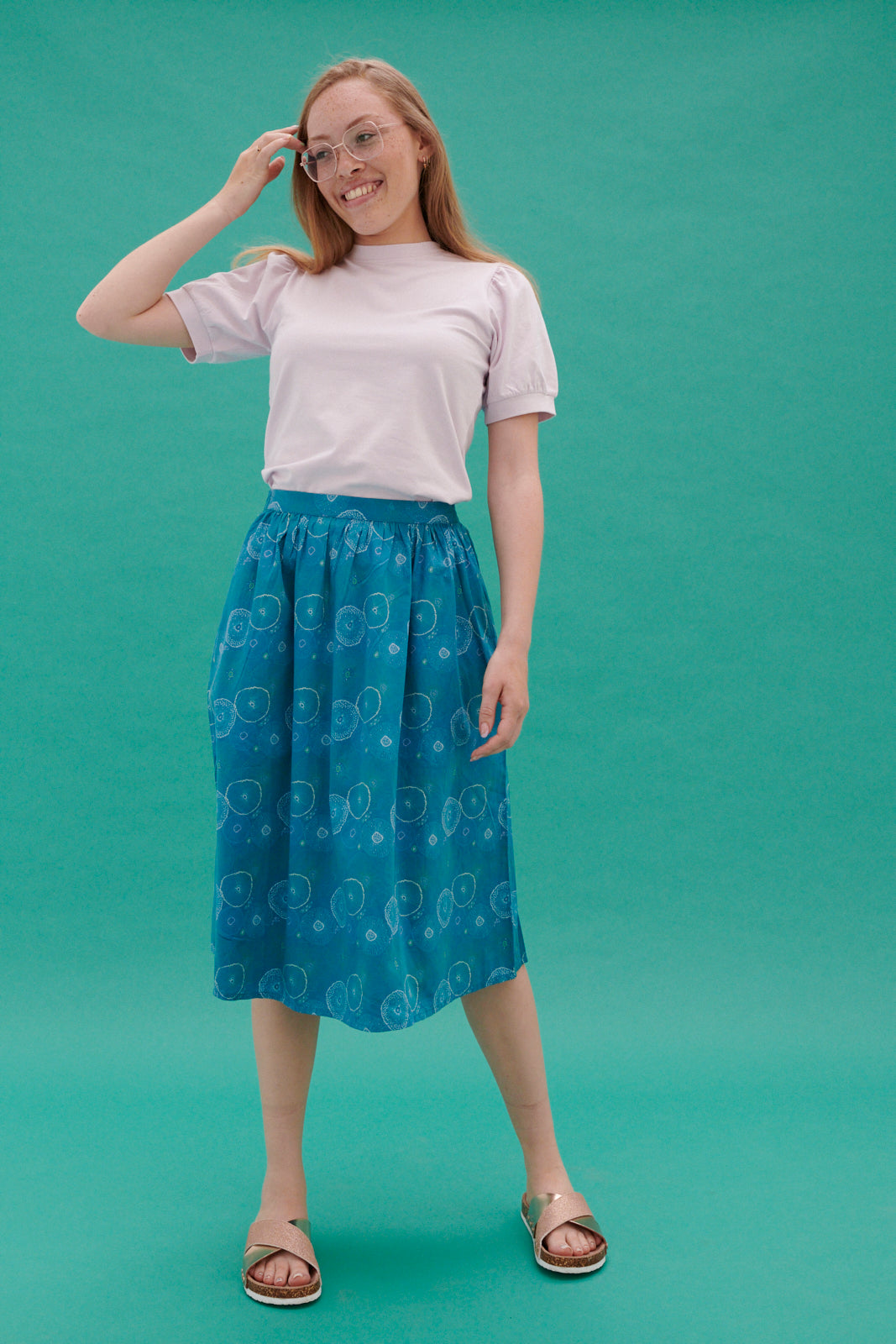 SALE: uni T-Shirt in Zitronengelb von Lily Balou