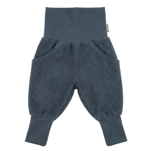Baby-Cordhose in Blau von Maxomorra