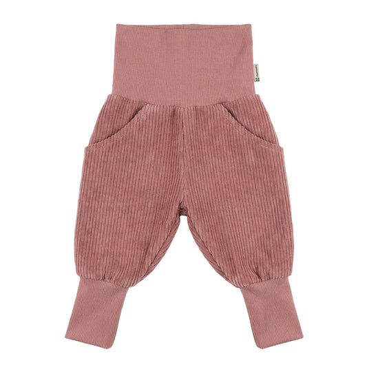 Baby-Cordhose in Pink von Maxomorra