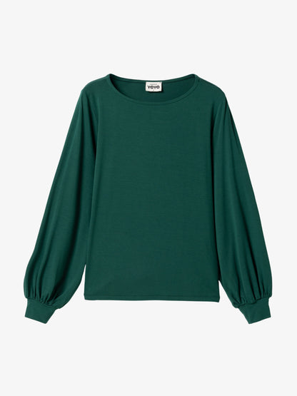 Langarm-Shirt in Grün von Mademoiselle Yéyé