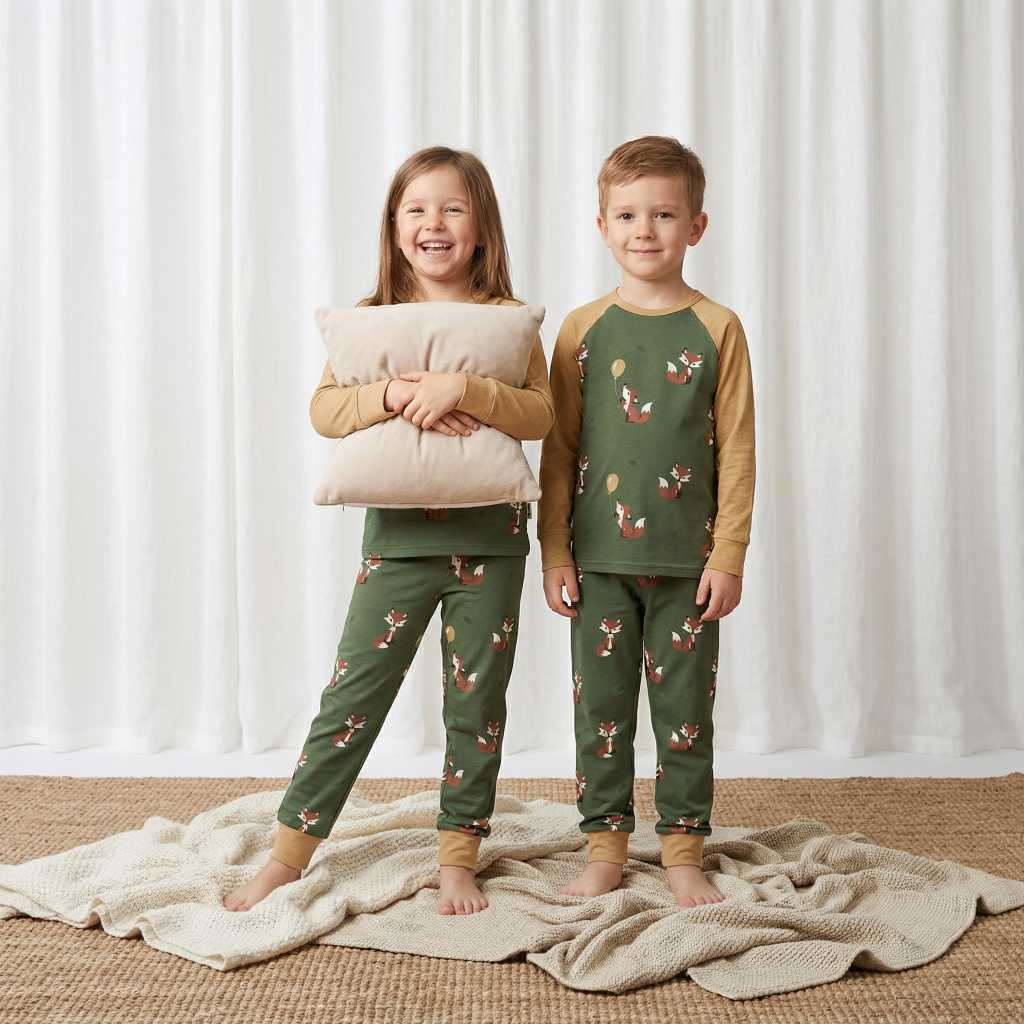 Pyjama 2-teilig mit Fuchs von Maxomorra