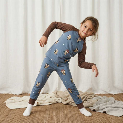Pyjama 2-teilig mit Eule von Maxomorra