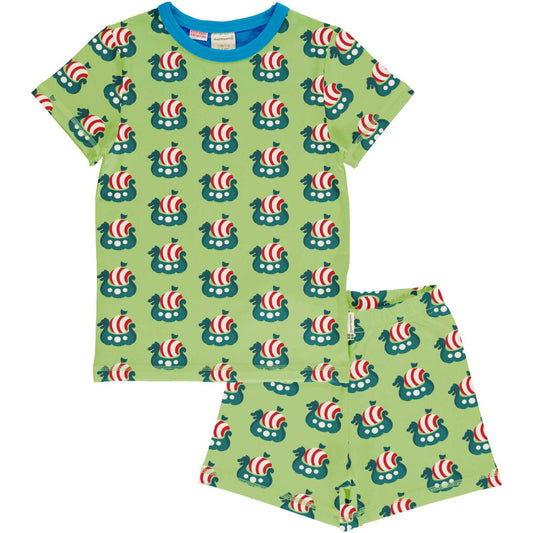 Sommer-Pyjama mit Wikingerschiff von Maxomorra