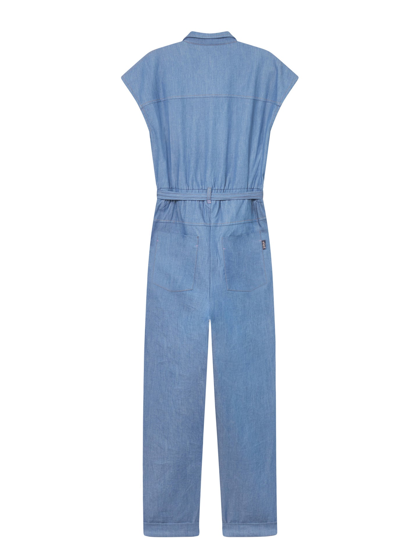 Kurzarm-Jumpsuit Denim Mademoiselle Yéyé