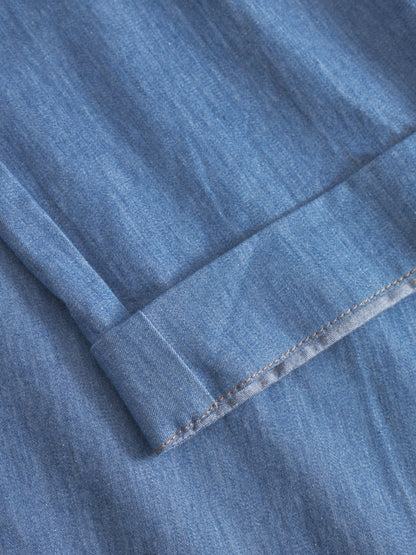 Kurzarm-Jumpsuit Denim Mademoiselle Yéyé