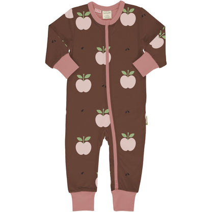 Baby-Pyjama mit Apfel von Maxomorra