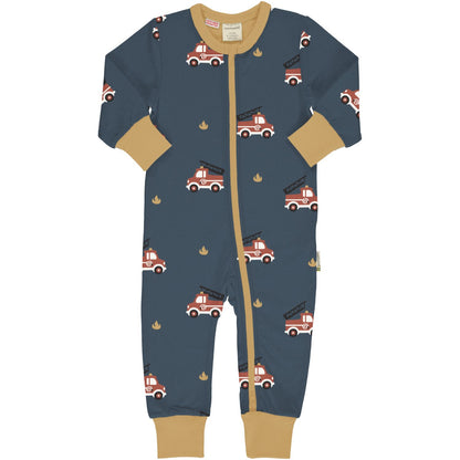 Baby-Pyjama mit Feuerwehr von Maxomorra