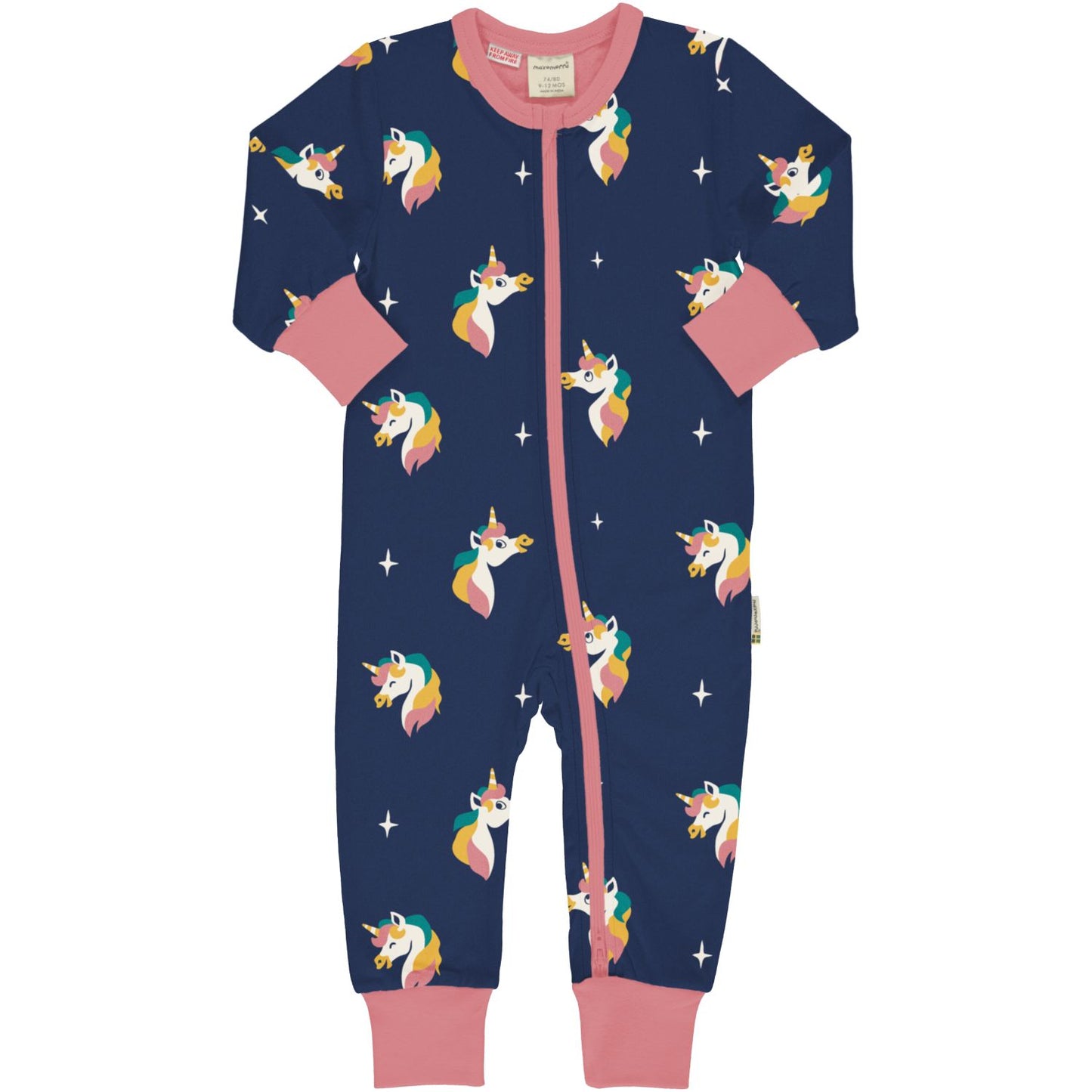 Baby-Pyjama mit Einhorn