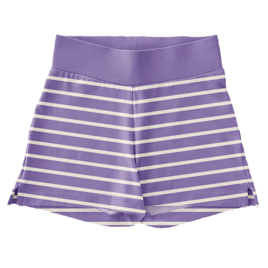 Runnershorts mit Streifen in violet von Maxomorra