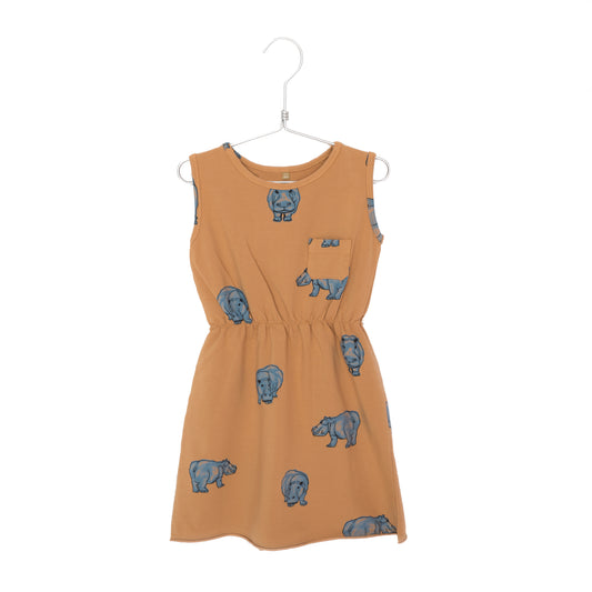 SALE -50%: Sommerkleid mit Nilpferd von Lötiekids