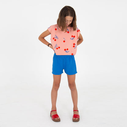 Crop Top mit Kirschen auf Clay von Lötiekids