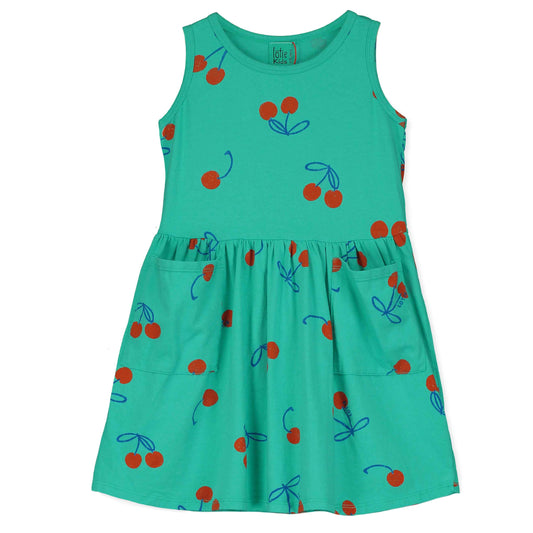 Kleid mit Kirschen von Lötiekids