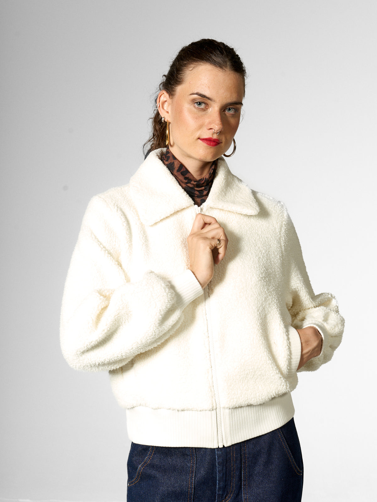 Teddy Plüsch-Jacke von Mademoiselle Yéyé