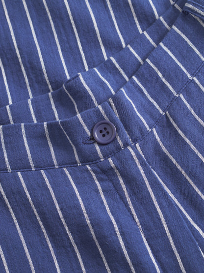 Sommerhose Navy mit weissen Streifen von Mademoiselle Yéyé