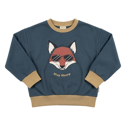 Sweatshirt mit Fuchs von Maxomorra (bis Grösse 146/152)
