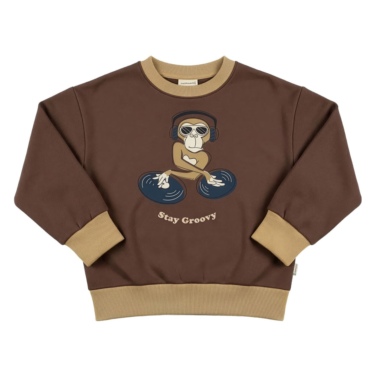 Sweatshirt mit Affe von Maxomorra (bis Grösse 146/152)