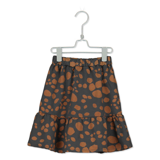 SALE: Jupe mit Tupfen auf Anthrazit von Lötiekids
