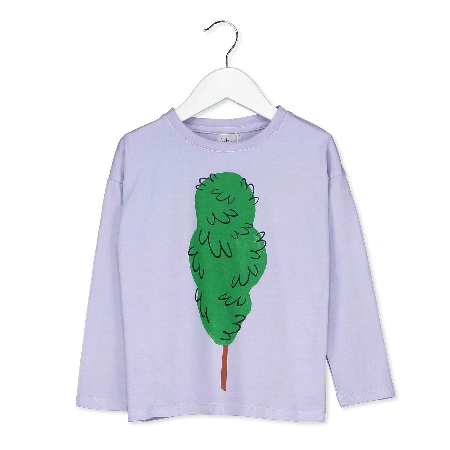 SALE: Langarm-Shirt mit Baum im Malve von Lötiekids