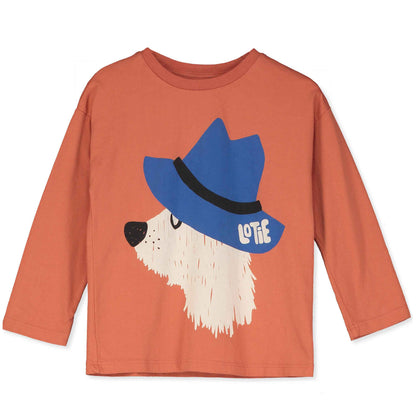 Langarm-Shirt Clay mit Eisbär von Lötiekids
