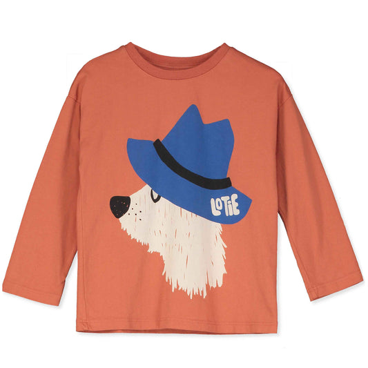 Langarm-Shirt Clay mit Eisbär von Lötiekids