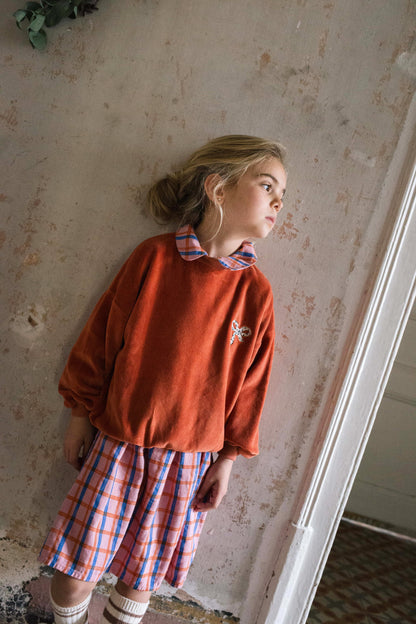 Sweatshirt Velours Clay von Lötiekids