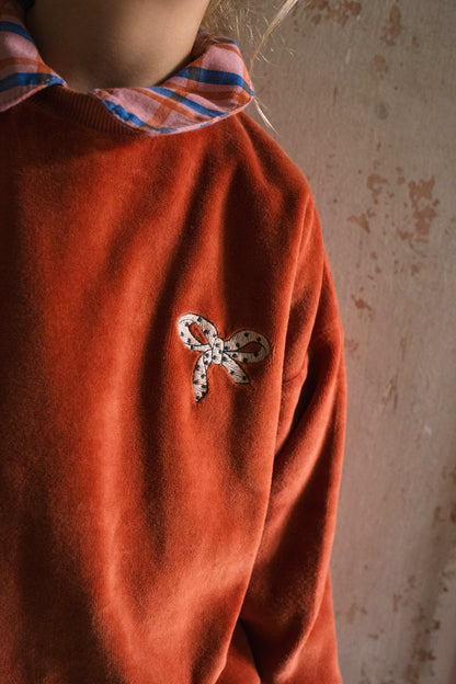 Sweatshirt Velours Clay von Lötiekids