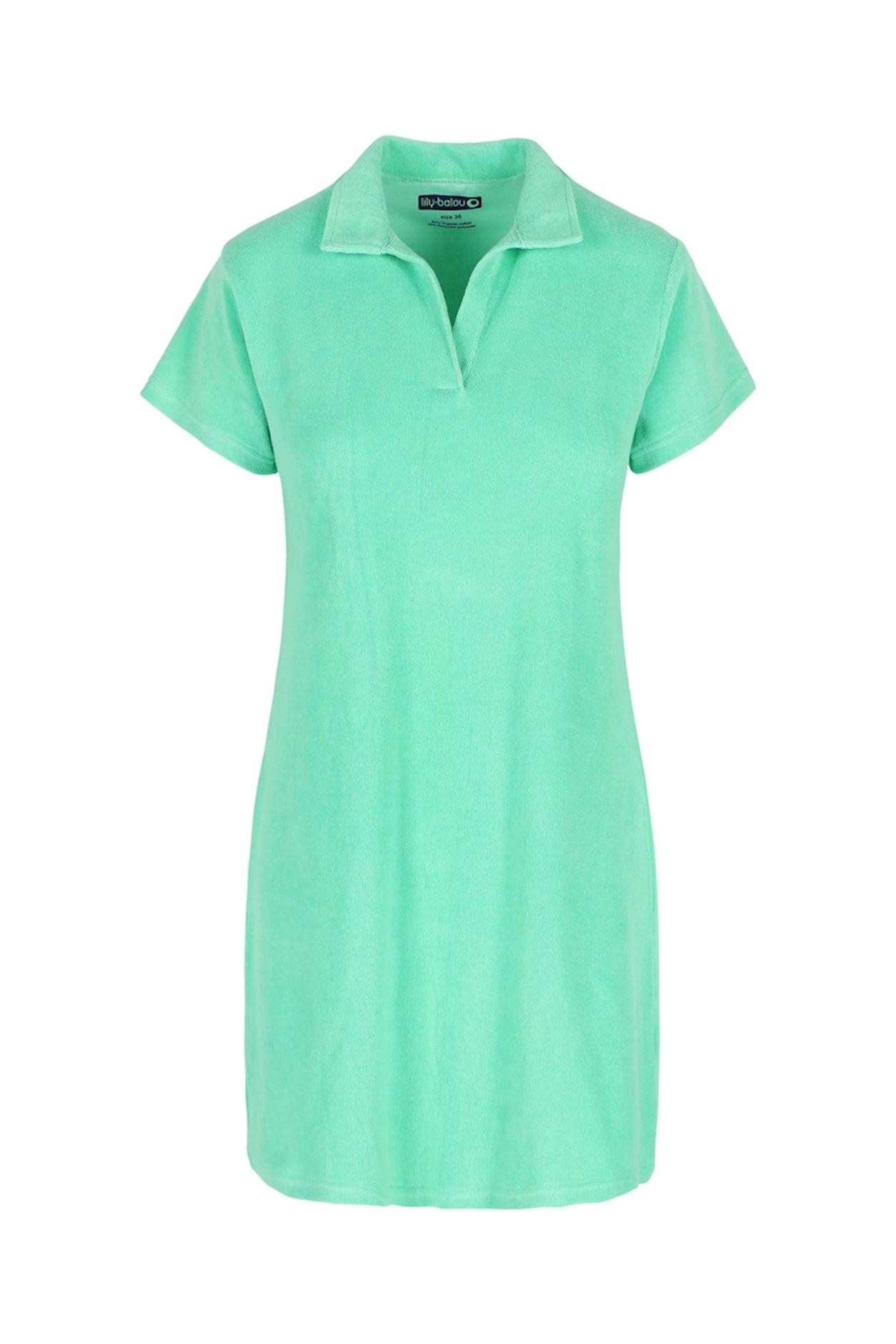 SAlE: Frottée-Sommerkleid in Jadegrün von Lily Balou