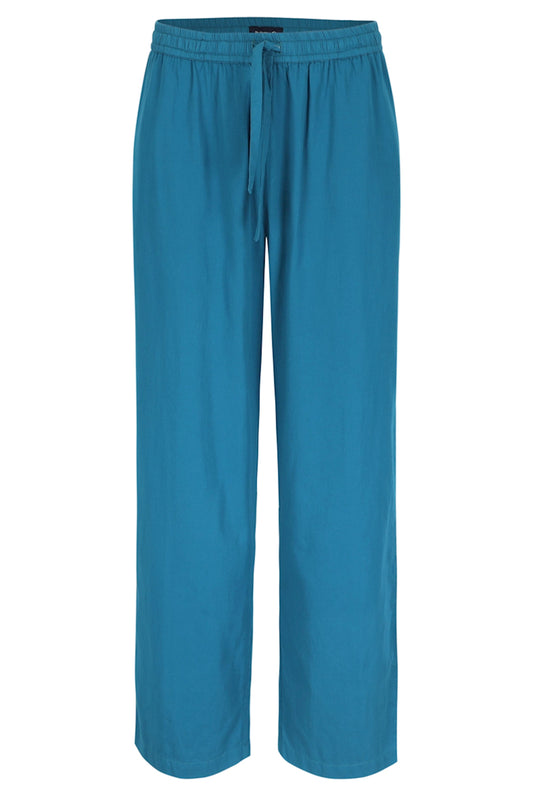 SALE: Satin-Hose uni Ozean von Lily Balou