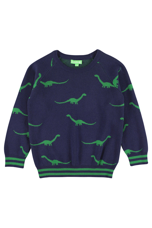 SALE: Gestrickter Pulli mit Dinos von Lily Balou