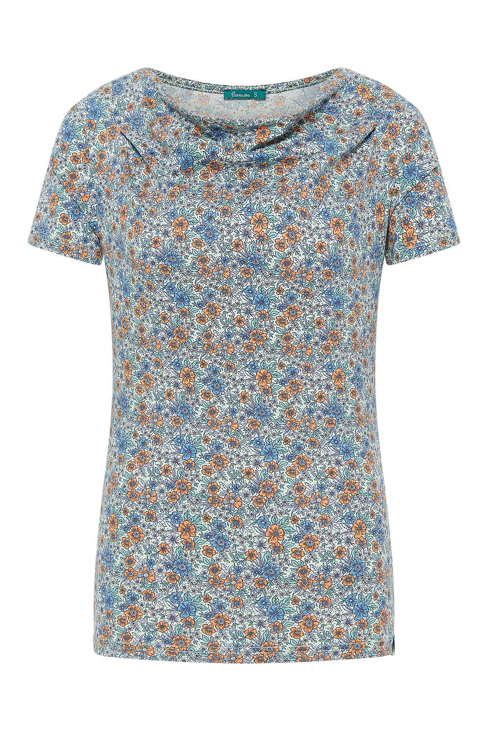 SALE: T-shirt Wassfallausschnitt Garden von Tranquillo