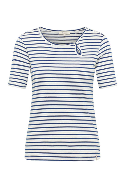 T-shirt gestreift weiss/navy von Tranquillo