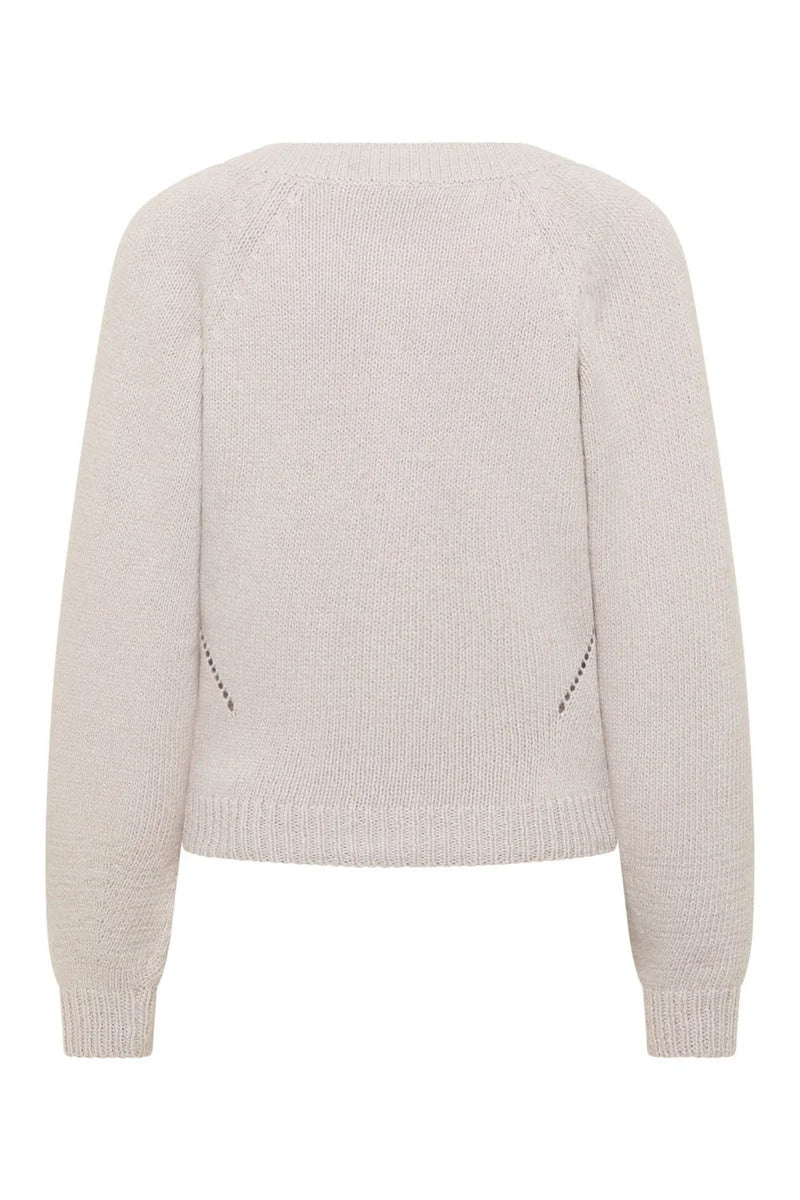 Cardigan in Steingrau von Tranquillo