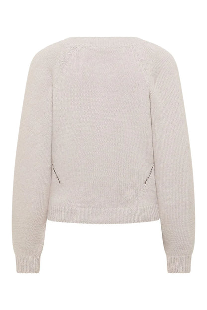 Cardigan in Steingrau von Tranquillo