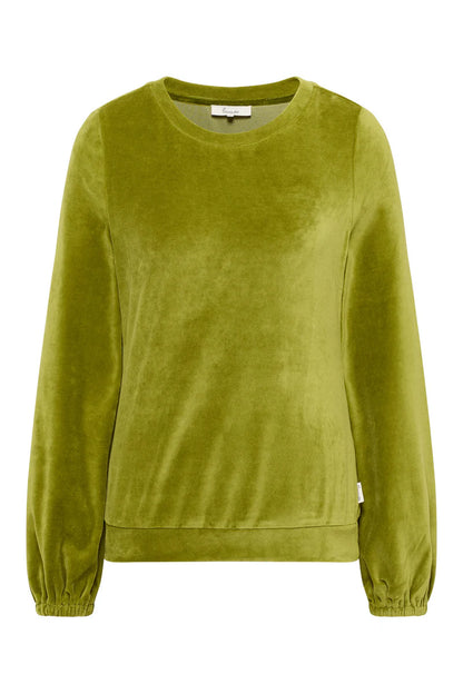 Velours-Pulli in Golden Cypres von Tranquillo
