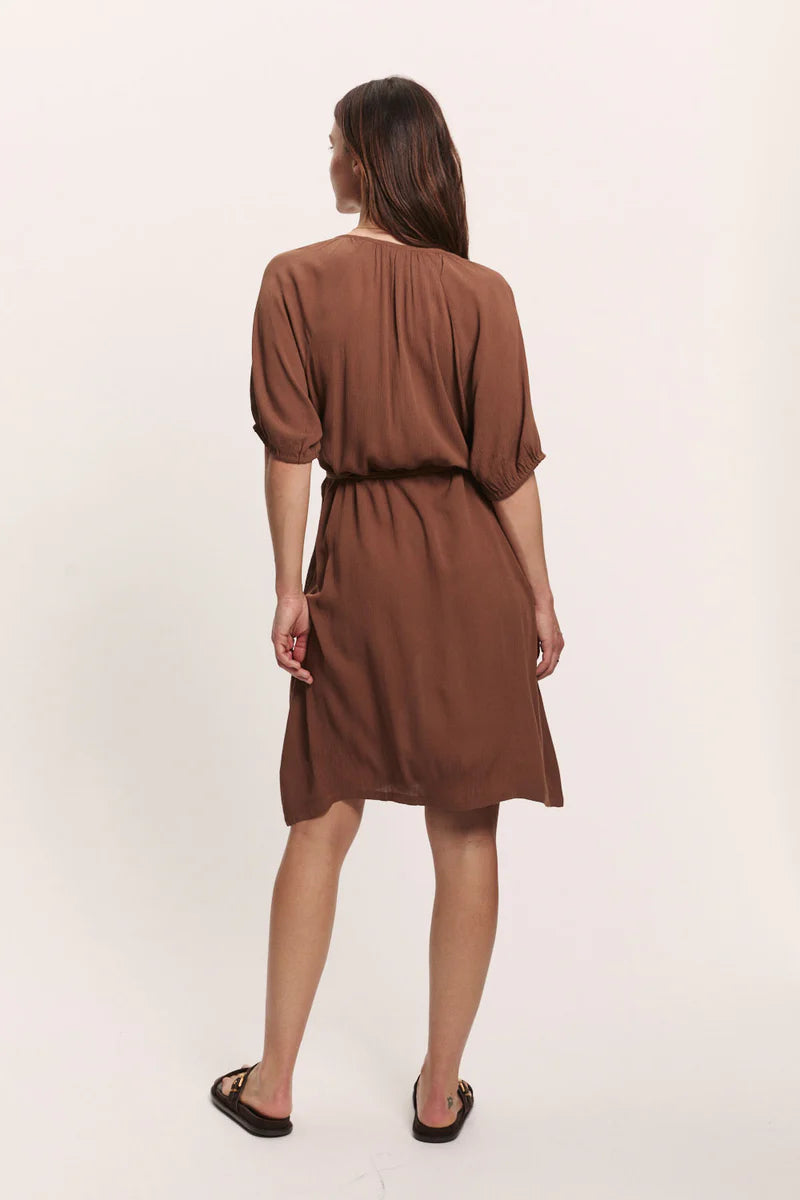 Sommerkleid in Braun von Tranquillo
