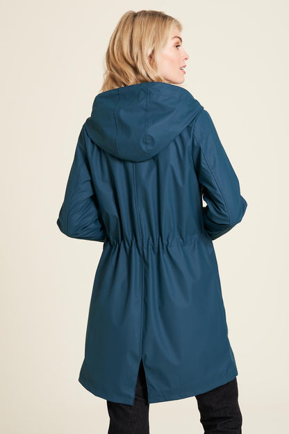 Regenjacke in Petrol von Tranquillo