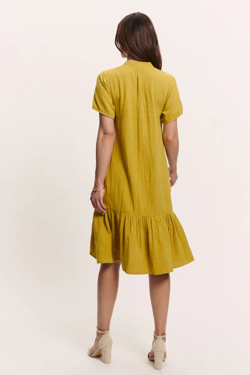 Sommerkleid in Mustard von Tranquillo
