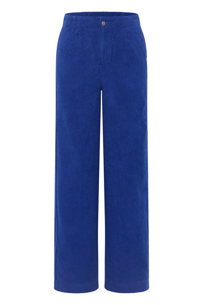 Cord-Hose in Tintenblau von Tranquillo