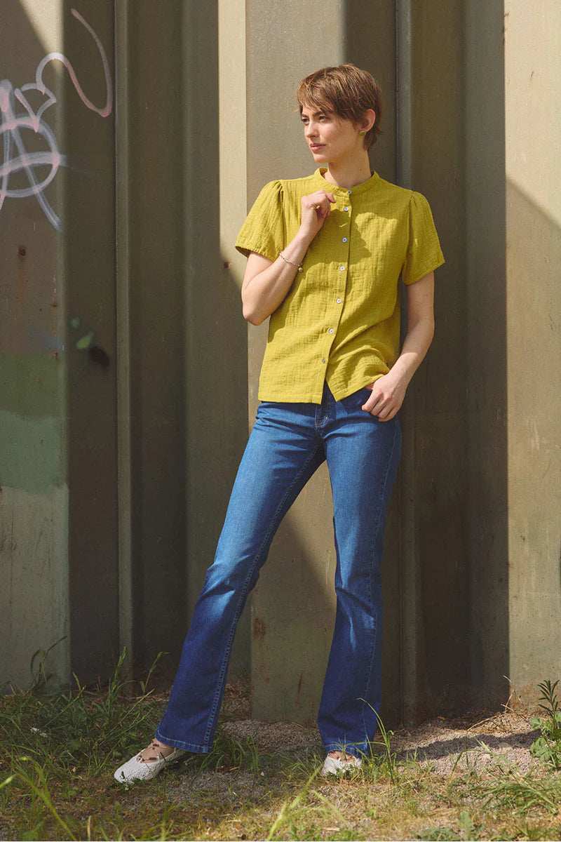 Jeans in aztec blue von Tranquillo