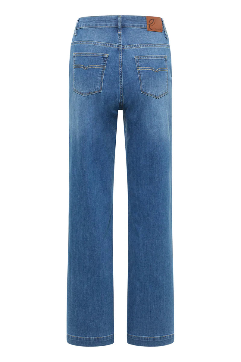 Jeans in aztec blue von Tranquillo