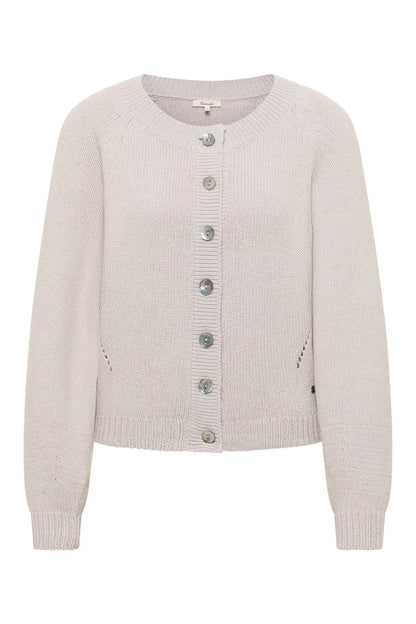 Cardigan in Steingrau von Tranquillo