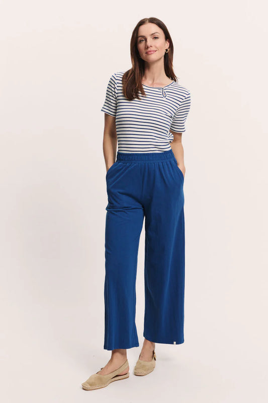 Jersey-Culotte in navy von Tranquillo