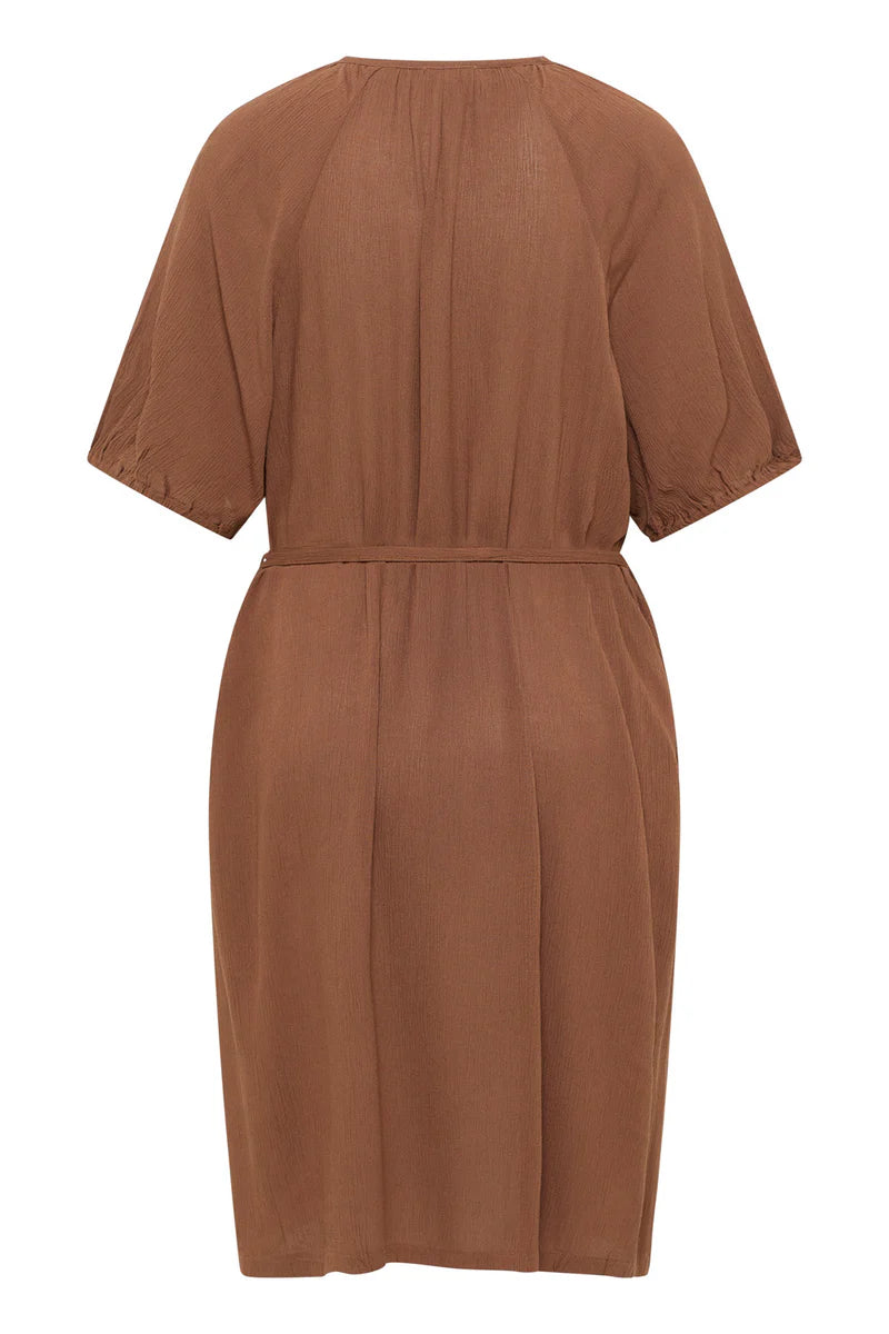Sommerkleid in Braun von Tranquillo