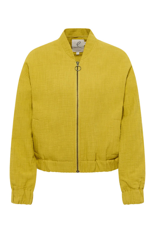Musselin Jacke in mustard von Tranquillo