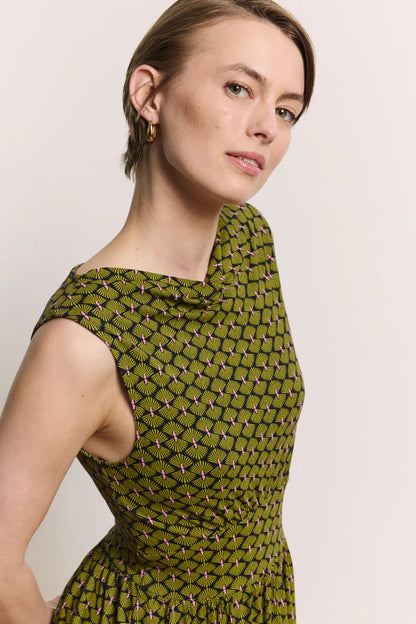 Sommerkleid black fan von Tranquillo