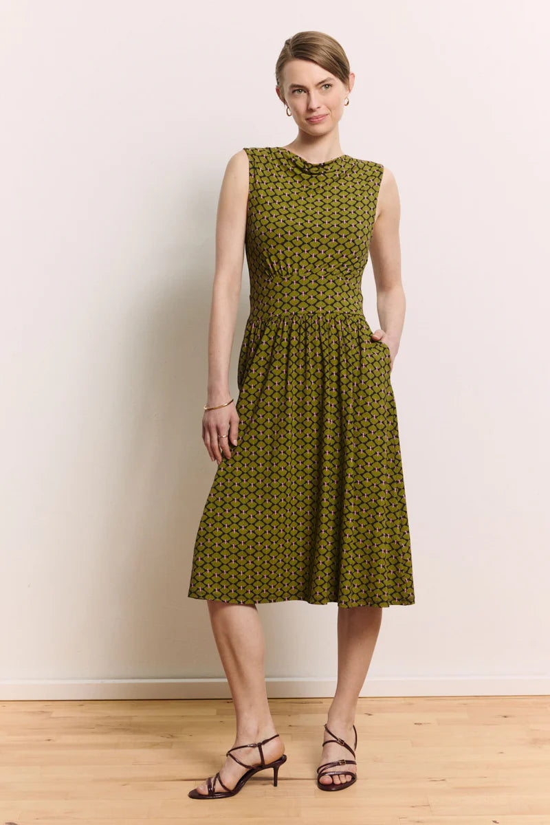 Sommerkleid black fan von Tranquillo