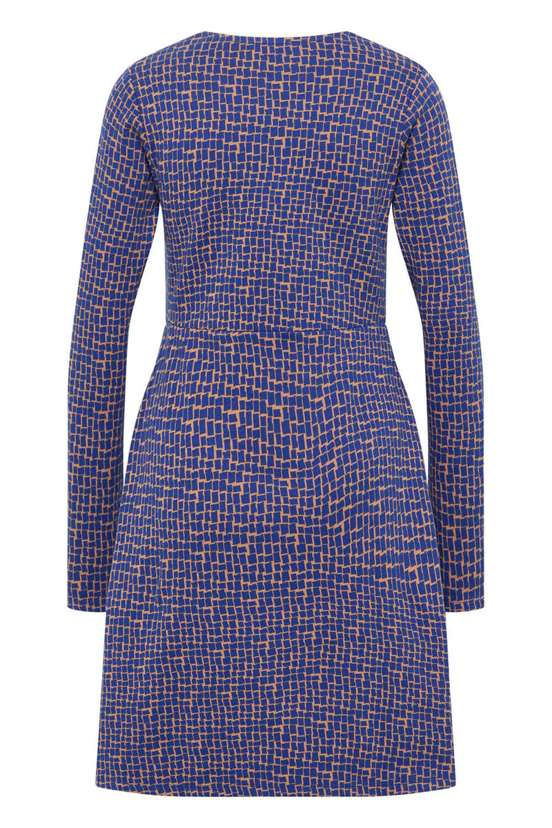 Jacquard-Kleid Blue Windows von Tranquillo