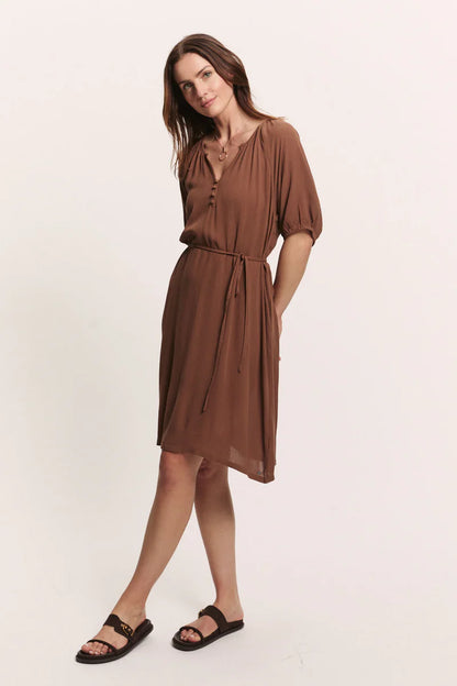 Sommerkleid in Braun von Tranquillo