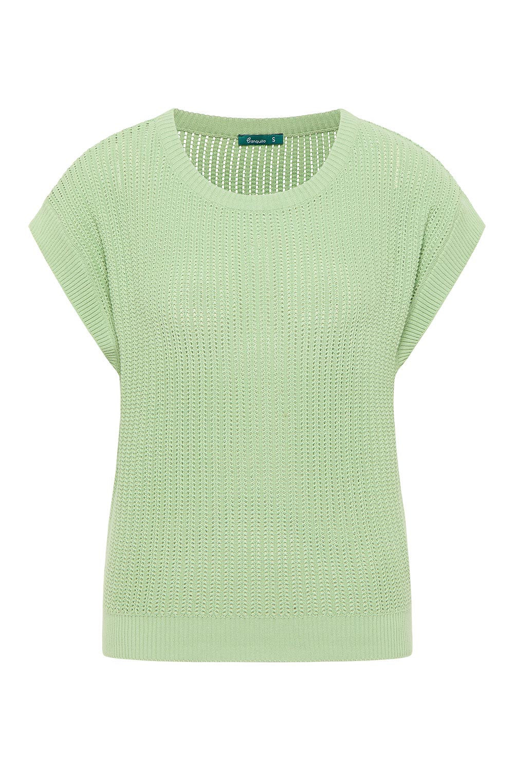 SALE: Strick-Shirt in Topaz Green von Tranquillo